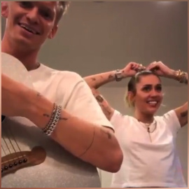 Miley Cyrus se encuentra muy feliz con Cody Simpson