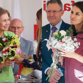 La Reina Letizia y Doña Sofía celebran el 'Día de la Banderita'