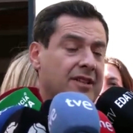 Juanma Moreno ve posible "una victoria contundente" del PP en Andalucía