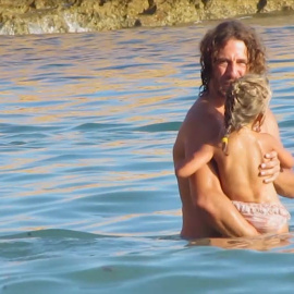 Carles Puyol disfruta de los últimos días de verano