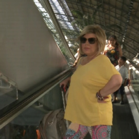 Terelu se siente agobiada por las preguntas de la prensa