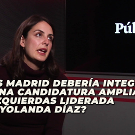 Vídeo|| Rita Maestre ¿Más Madrid debería integrarse  en una candidatura amplia  de izquierdas liderada  por Yolanda Díaz?