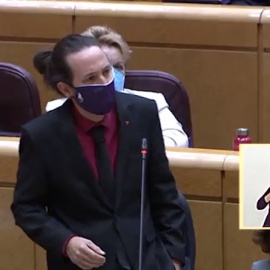 Iglesias, al Partido Popular: "Ustedes me están acusando de ser un dirigente del PP"