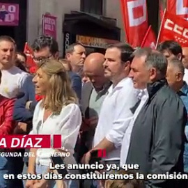 Yolanda Díaz anuncia que en los próximos días comenzará a elaborar "el Estatuto del Trabajo del siglo XXI"