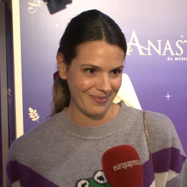 Laura Matamoros nos cuenta su situación familiar en el estreno de Anastasia