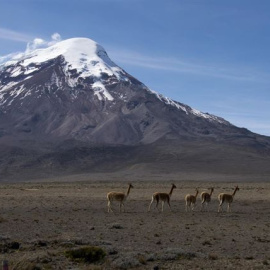 El Chimborazo saca 2.000 metros al Everest desde el centro terrestre.- REUTERS