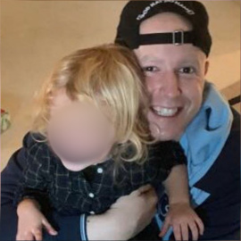 Alessandro Lequio recuerda a su hijo Aless Lequio con una imagen junto a su hija