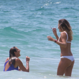 Paz Padilla presume de tipazo en la playa