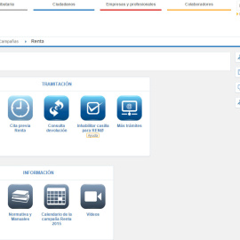 La página web de la Agencia Tributaria se ha colapsado en el inicio de la Campaña de la Renta 2015 por la avalancha de visitas para solicitar información y el borrador de la declaración.