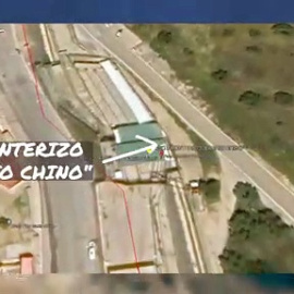 El mapa del lugar donde se hicieron las fotos que prueban que los gendarmes marroquís cruzaron la frontera