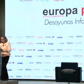 Nadia Calviño participa en un Desayuno Informativo de Europa Press