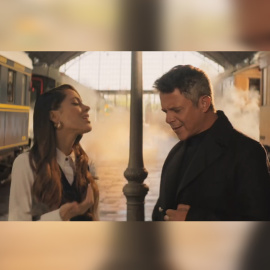 Tini y Alejandro Sanz presentan 'Un beso en Madrid'