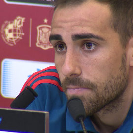 El delantero de la selección española, Paco Alcácer