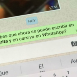 Ya puedes poner negritas, cursivas y tachar palabras en WhatsApp