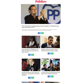 Boletín de noticias de 'Público'
