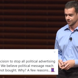 Twitter veta los anuncios políticos pagados, pero no antes del 10N