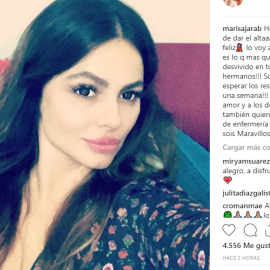 La modelo Marisa Jara recibe el alta médica