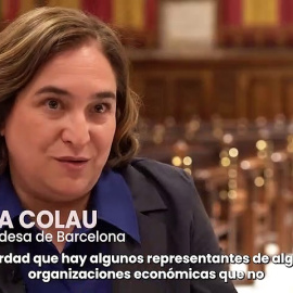 Ada Colau: sobre diferencias con algunos representantes económicos