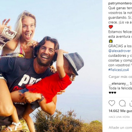 Patricia Montero y Álex Adrover están esperando su segundo hijo