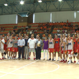Entrenamiento de la Selección Femenina de Baloncesto