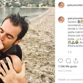 Patricia Montero recuerda uno de sus momentos más románticos