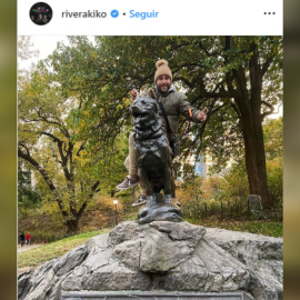 Kiko Rivera disfruta como un turista más de su viaje a NY