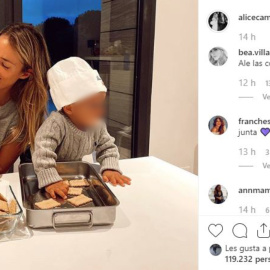 Alice Campello y sus 'mini-chefs' dan una sorpresa a Morata