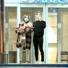 Rosanna Zanetti y David Bisbal ya están en casa con la pequeña Bianca