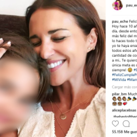 Paula Echevarría y Bustamante felicitan a su hija Daniella