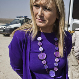  Cristina rodeada por la Guardia Civil en su época hipster-indignada (EFE)