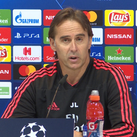 Lopetegui: "No miréis aquí si pretendéis ver un entrenador abatido"