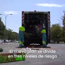 Así es el nuevo protocolo de los trabajadores de limpieza de Madrid ante temperaturas extremas