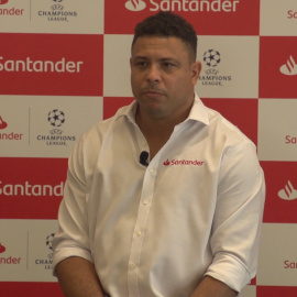 Ronaldo Nazário, embajador de Banco Santander en la UEFA Champions League