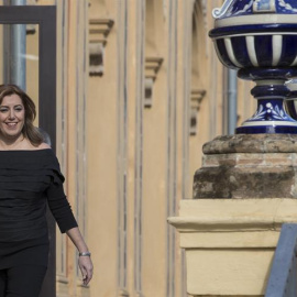 Susana Díaz, hoy en el Palacio de San Telmo. EFE/Julio Muñoz
