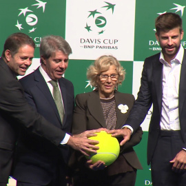 Madrid celebra "el sueño de Piqué" de la nueva Davis