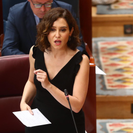 Díaz Ayuso, sobre las peticiones de los taxistas: "Aquí no se va a ir en burra como hace Colau"