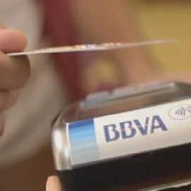 Un TPV de BBVA. BBVA