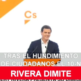 Albert Rivera dimite tras la debacle de Ciudadanos en el 10-N