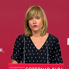 Pilar Alegría: "Desde el primer momento se asumieron las responsabilidades políticas en el caso de los ERE en Andalucía"