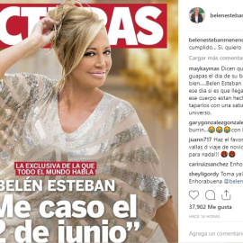 Belén Esteban confirma su boda con Miguel Marcos