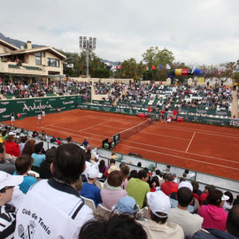 Público asistente a un torneo de tenis de categoría 'Challenger'.