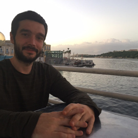 Pablo Bustinduy, el secretario de relaciones internacionales de Podemos. / Lucía Martínez Quiroga (Cuba)