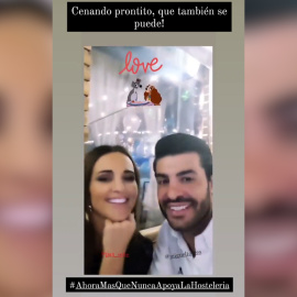 Paula Echevarría manda un mensaje de apoyo a la hostelería