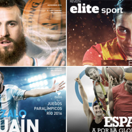 Las últimas portadas de la 'Revista Elite Sport'.