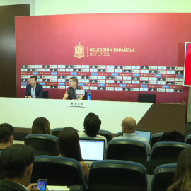 El seleccionador nacional de fútbol Robert Moreno