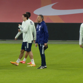 Entrenamiento de la Selección española en el Johan Cruyff Arena de Ámsterdam