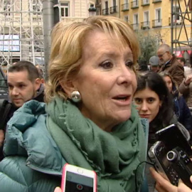 Esperanza Aguirre, portavoz del Partido Popular en el Ayuntamiento de Madrid.