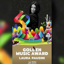 Laura Pausini recibió el premio Golden por sus 25 años de carrera