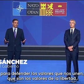 Sánchez defiende el "respeto a los derechos humanos" y la unidad de la OTAN en la cumbre de Madrid