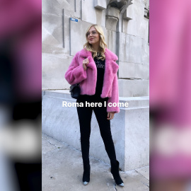 Chiara Ferragni continúa la promoción de su documental
